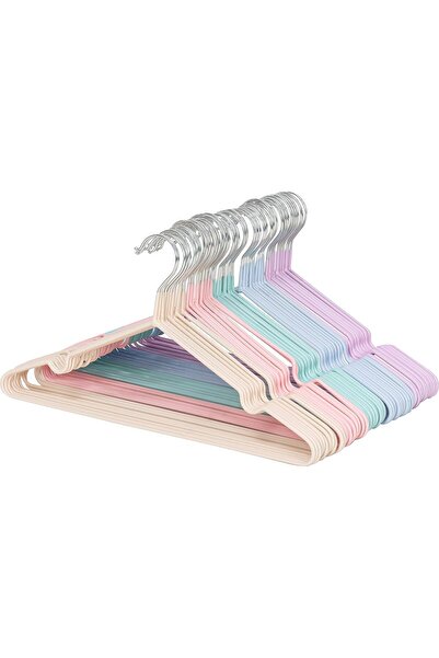 Lomani Colored Steel Clothes Hangers, Non-Slip, Heavy Duty, 60 Pack (Random Color)