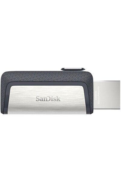 SanDisk Ultra Dual USB Flash Drive - 64 GB - Gray
