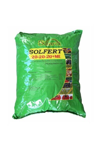 SOLAREX IMPEX Solfert 20-20-20 + ME Fertilizer, 20 kg