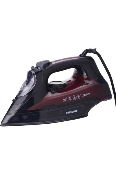 Nikai مكواة بخار NSI707TS - 2000-2400 واط، خزان سعة 360 مل، تنظيف ذاتي، بخار ...
