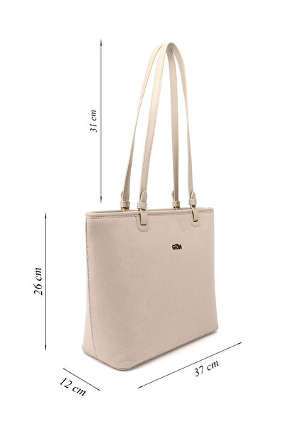 GÖNDERİ(R) Women's Beige Suede Shoulder Bag