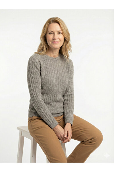 Oppland Women's Winter Knitwear Sweater Woolen Premium Soft Textured Modern Patterned