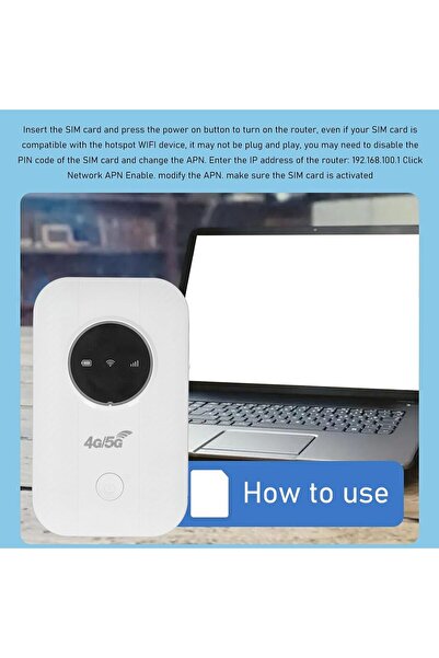 NALACAL 150Mbps 4G LTE Mobile Hotspot Portable Pocket WiFi Router