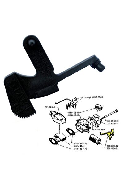 Original Chainsaw shock triggers Husqvarna 154, 254, 257, 261, 262