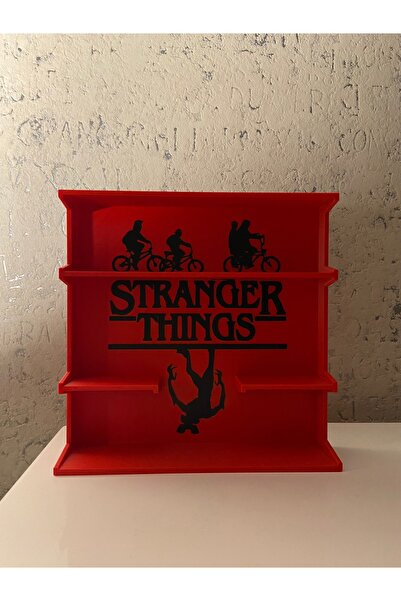 Florya Studyo Stranger Things Temalı Dekoratif Stand - 3D figür biblo standı