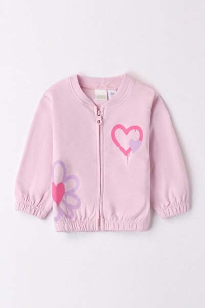 İDO - Jacket, T-shirt and Pants Set - 3 pieces, Fuchsia, Pastel Pink, Optical White, 86 cm