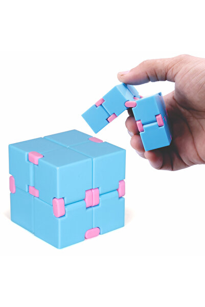 Chanak Infinity Cube Fidget Toy Stress Relieving Fidgeting Game Above 3+ Age (Color As Per Availability)