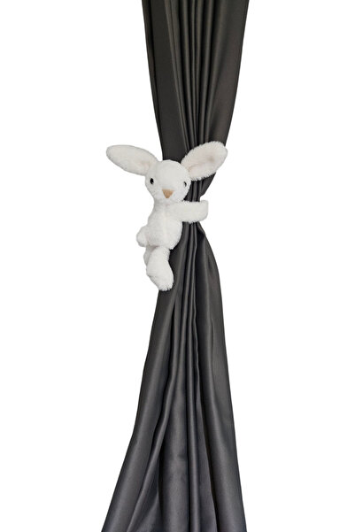 K-LAY Sarılan Tavşan 25 cm peluş oyuncak Fon Perde Toplayıcı