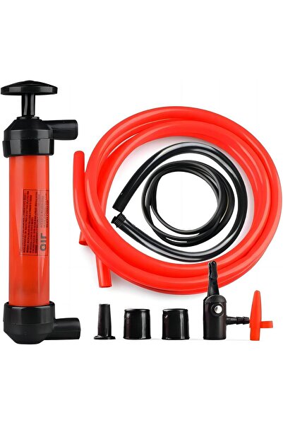 EXCEFORE Manual Fuel Transfer Pump, Multi-Purpose Siphon Transfer Pump Kit (E...