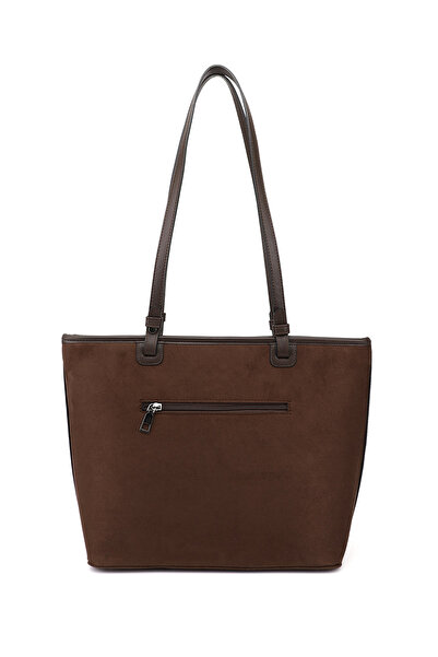 GÖNDERİ(R) Women's Brown Suede Shoulder Bag
