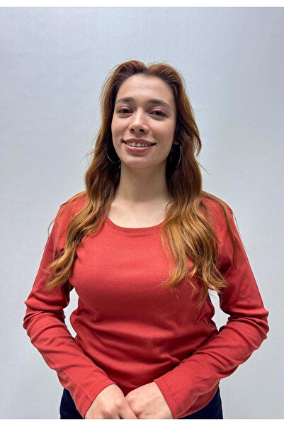 QYA Clothing Basic 100% Cotton Wide Fit Long Sleeve T-Shirt