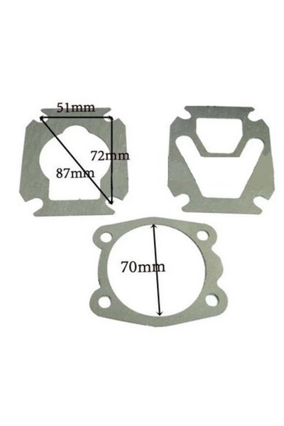 Maxrom 70mm cylinder head compressor gasket set (3pcs/set) CH034