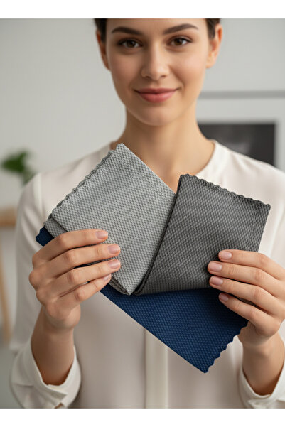 Hagen 6Pcs 30X40Cm Quality Pink Microfiber Kitchen Cleaning Cloth Stain Resistant 10 Times More Absorbent