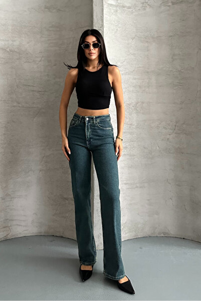 macharel jeans D91 Жіночі джинси-палаццо