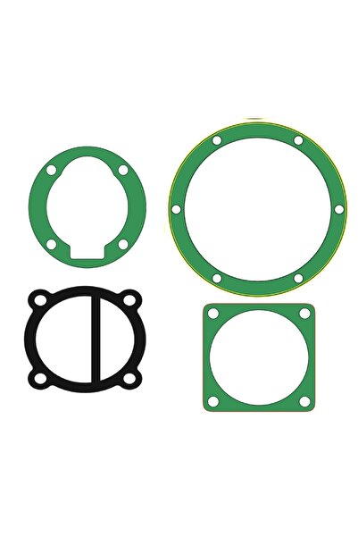 Maxrom Set de 7 Garnituri set pentru cap compresor de aer V 2x90mm Mod.0.6-8 (E) CH173