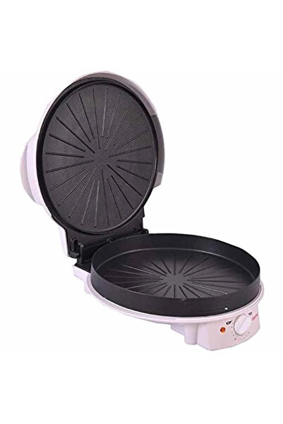 Geepas Arabic Bread /Pizza Maker GPM2035N White, Non-Stick Coating, Baking Plate 32cm
