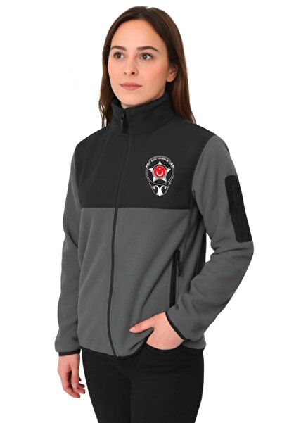 Netto İş Elbiseleri Special Safety Softshelli Polar Work Coat Women's Gray