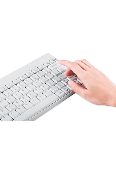 Perixx Periduo-712W Wireless Mini Keyboard and Mouse Set, White, US English Layout