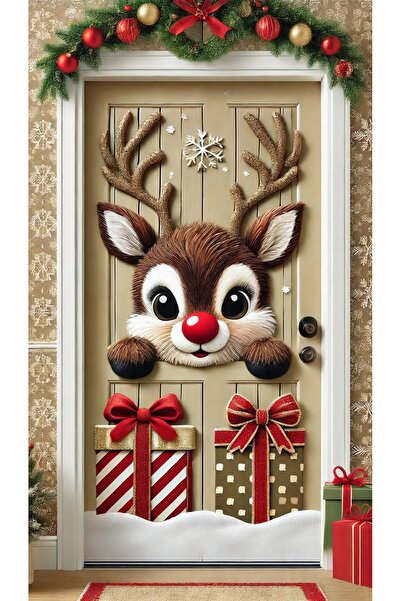 PROMISEBACKDROP2 190X75Cm Elastic Door Decoration, Fabric Door Dressing, Christmas Decor, New Year, School Event Door Decoration
