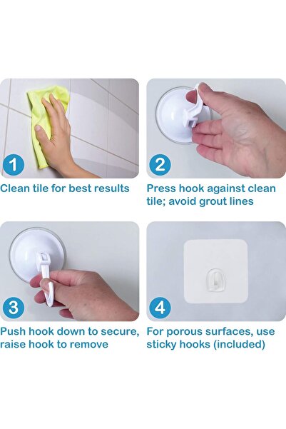 HALAMODO Bath Toy Storage - Large Quick-Dry Bath Toy Holder with Two Locking Hooks