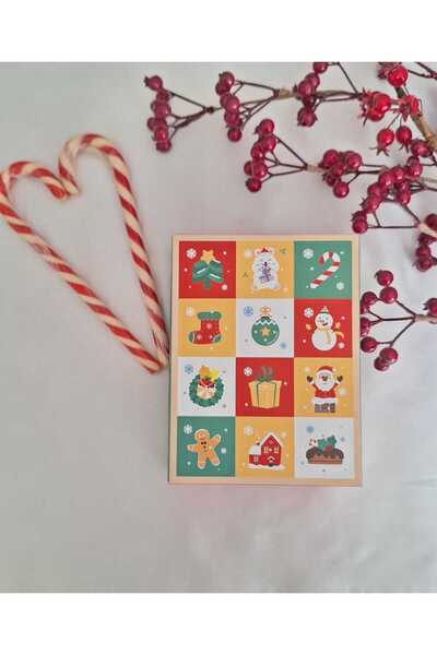 SOUL BY A&B 12Pcs Christmas Box Advent Calendar New Year Gift Jewelry Box