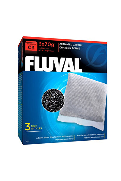 Hagen Fluval c3 filter carbon (3x70 gr)