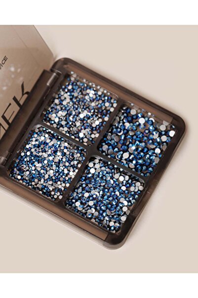 InnerBloom Blue Serenity - Set Nail Art Premium cu Cristale