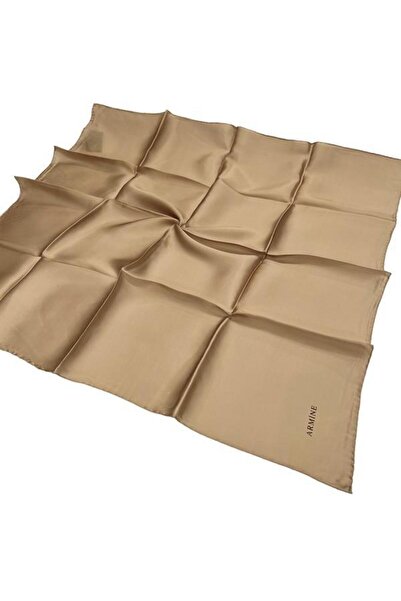 Armine Απλό μεταξωτό φουλάρι - 1020 καραμέλα Σούρα