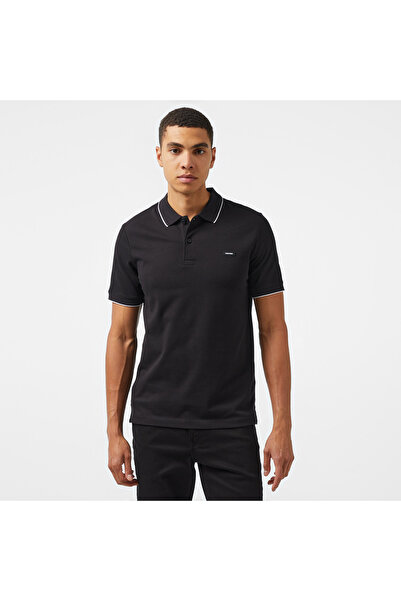 Calvin Klein Men's Stretch Pique Tipping Polo Polo T-Shirt