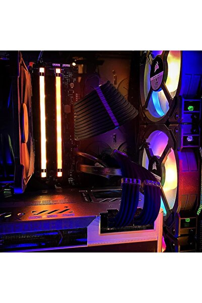 TERRIFI Braided ATX Sleeved Cable Extension Kit, 6-Pack