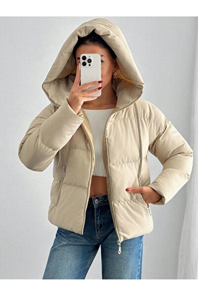 Makarina Women's Hooded Inflatable Coat