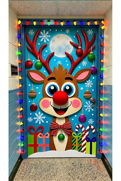 PROMISEBACKDROP2 190X75Cm Elastic Door Decoration, Fabric Door Dressing, Christmas Decor, New Year, School Event Door Decoration