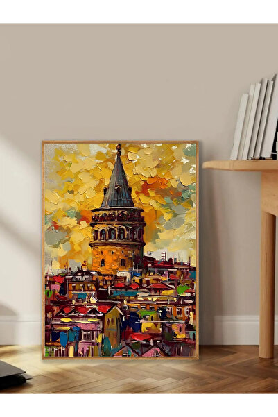 Tuba Decor Tablo dintr-o singură bucată cu rame din lemn pentru sufragerie, s...