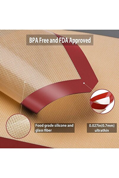 Generic Silicone Baking Mats Set