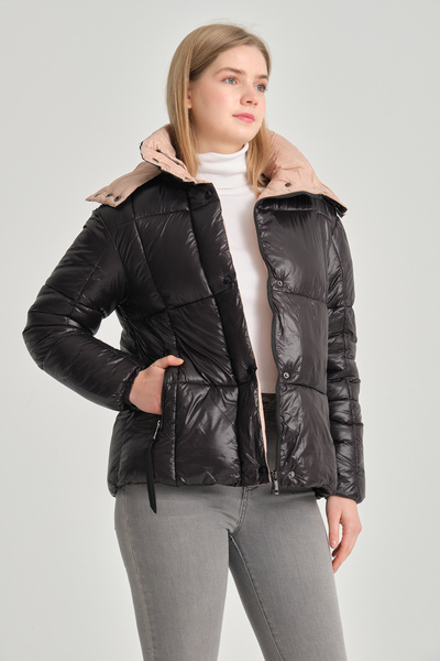 della moor Women's Detachable Hooded Coat