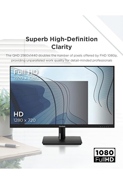 ViewSonic VA270-H 27" Full HD LED Monitor (1920 x 1080) Black