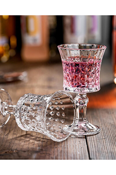 gkzglass home dekor Orkide Glass Crystal Coffee Side Water Glass Presentation Set Set of 6