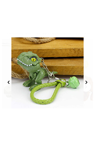 Erzi Sevimli Dinozor Figürlü Isıran Anahtarlık Eğlenceli Stres Giderici Oyuncak