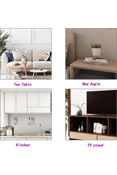 Duomama Furniture Corner Protectors for Kids — Pre-applied Adhesive White Corner Guards, 12 Pack