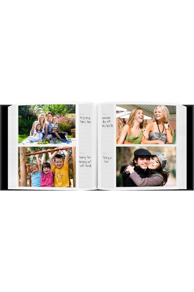 Pioneer Photo Albums 200-Pocket Sewn Leatherette Frame Cover Photo Album, 4 by 6-Inch, Navy Blue