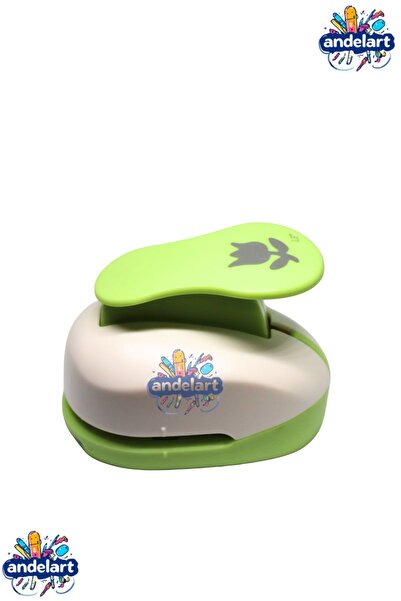 andelart Eva Delgeç Şekilli Büyük -1.5" 3,5 Cm Lale