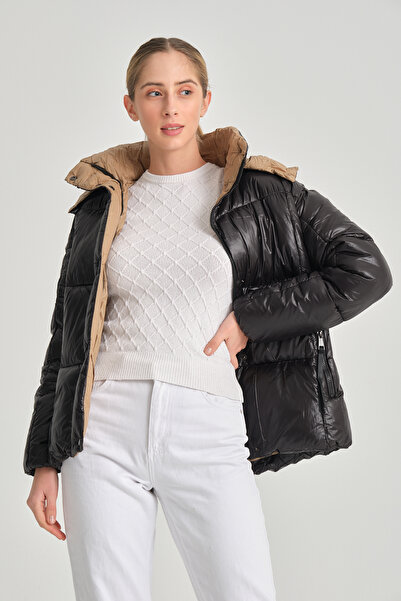 della moor Women's Detachable Hooded Coat