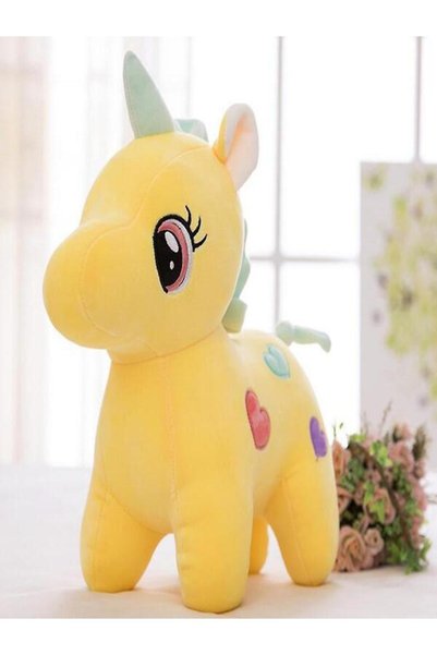 SR Sevimli tek boynuzlu at peluş oyuncak Pony