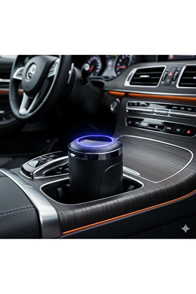 Space Premium siyah Işıklı küllük Şık Görünüm