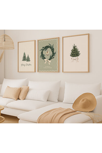 VOBA STORE SET DE TABLORI MDF CU VIZUALIZARE CADRU TEMATIC DE CRĂCIUN -116