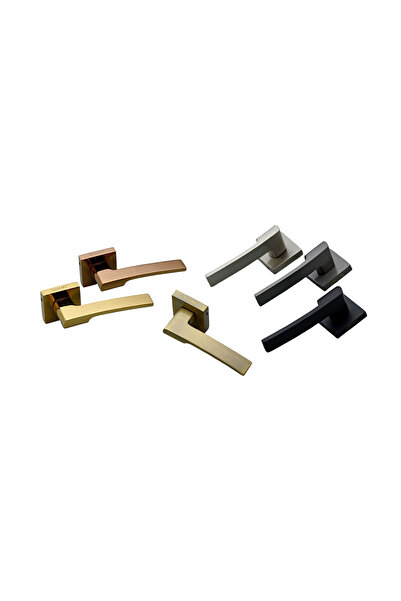 swicon STUNNER KARE ROZETLİ KAPIKOLU PİRİNÇ ODA KULLANIMI İÇİN İNOX