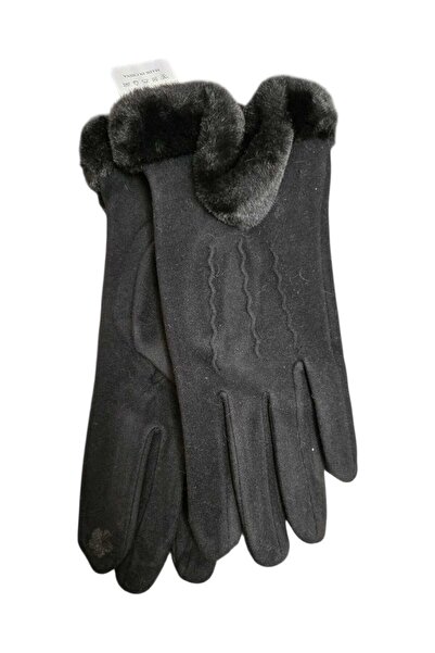 by Alexandra Vacarusi Manusi dama cu blanita , manusi toamna iarna