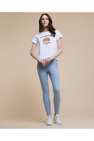 R&B Printed T-Shirt With Crew Neck And Short Sleeves