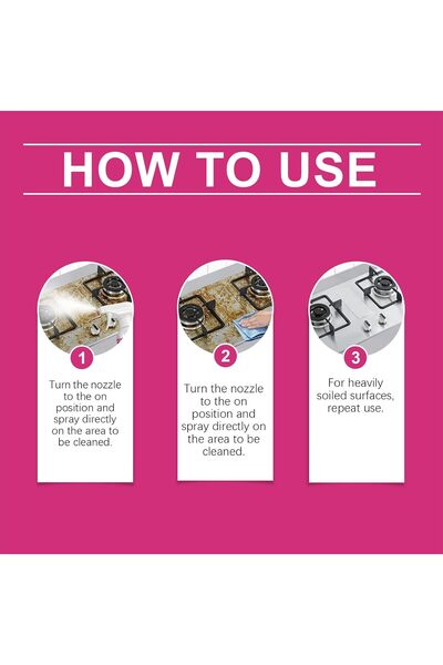 EXCEFORE Natural Baking Soda Cleaning Spray 120ml - Multi-Surface, Non-Toxic, Lemon Verbena Scent