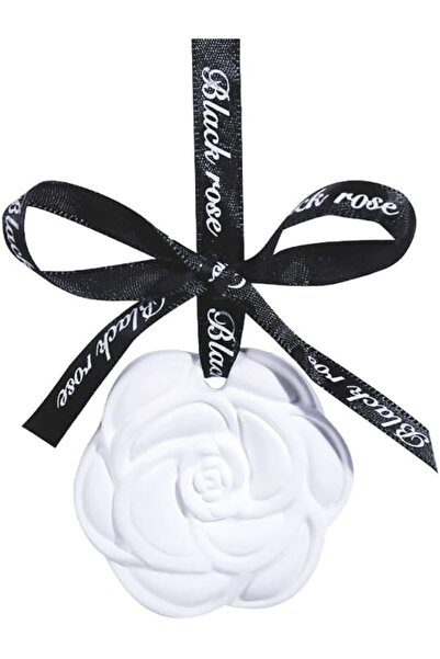 TERRIFI Car Aroma Diffuser Pendant, Plaster Camellia Shape, Long-Lasting Gardenia Scent (2 PCS)